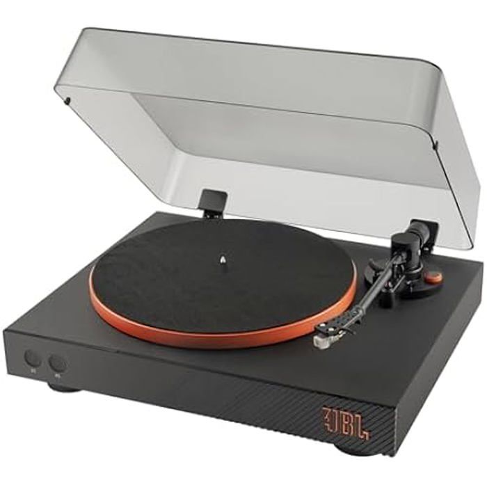 Platine JBL Spinner BT - Lecture sans fil Bluetooth AptX-HD pour enceintes et casques - Noir/Orange