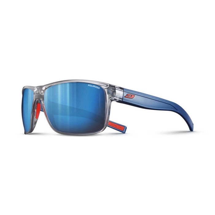 JULBO Renegade — Lunettes de soleil gris translucide verres bleus — Sport multisport mixte