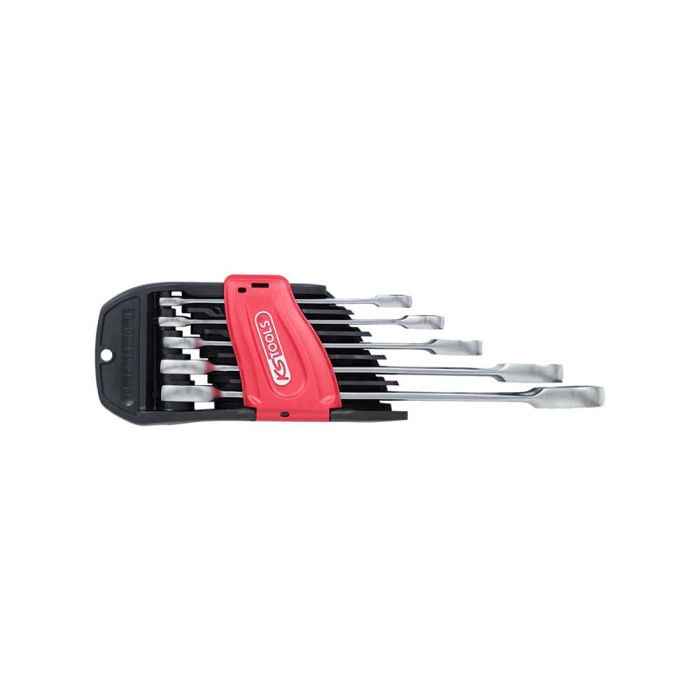 KS TOOLS 5 Pièces Clés à Douille Mâles 3/8 Pouces Extra Plates – Phosphatées