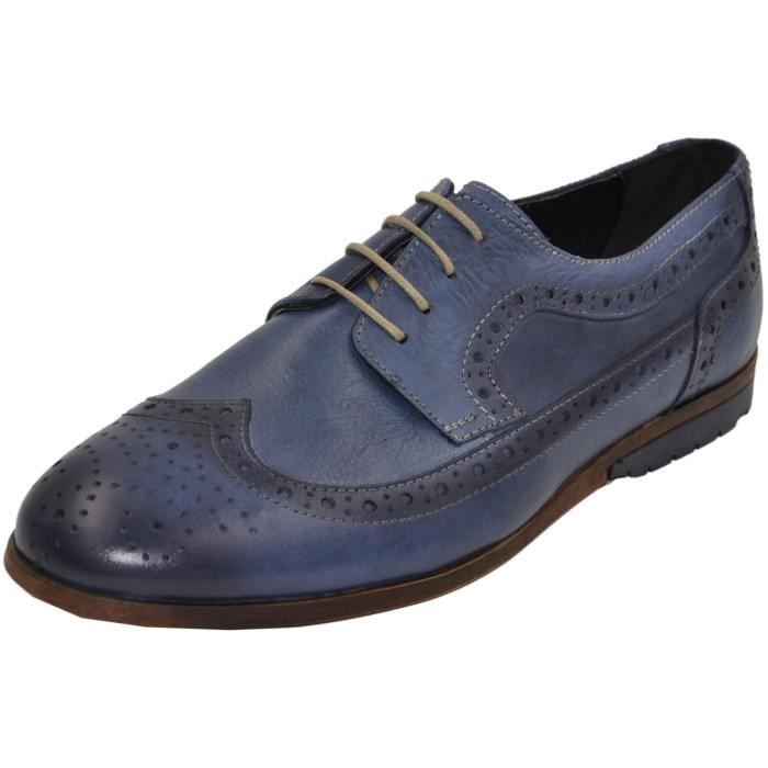 chaussure homme bleu roi