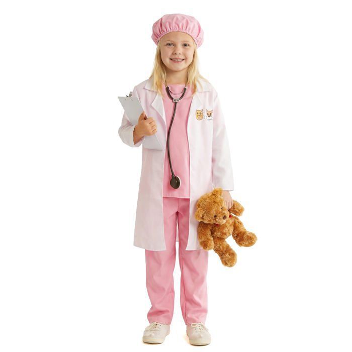 Costume Veterinaire Enfant, déguisement docteur enfant blouse 2 ans - calismapor Costume Veterinaire Enfant, déguisement docteur enfant blouse 2 ans - calismapor