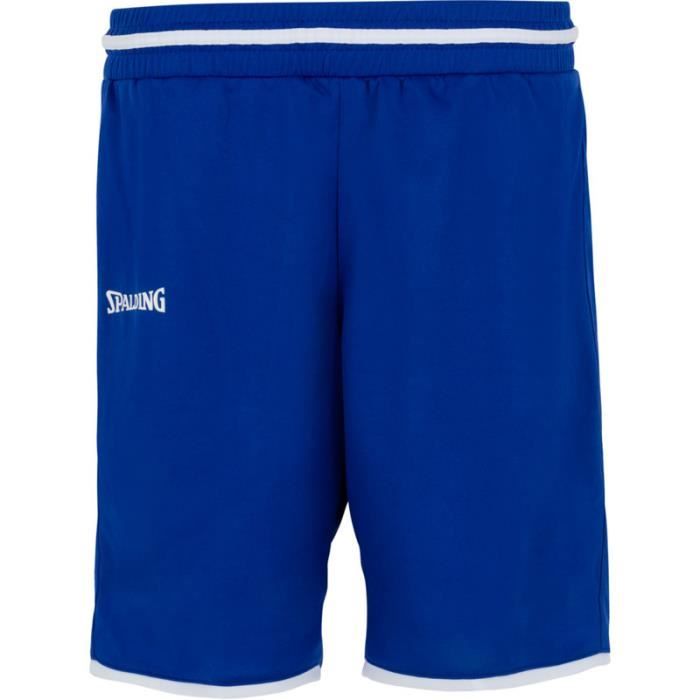 Short De Sport Spalding Move Pour Enfant - 100% Polyester - Maille Respirante - Taille élastique Avec Cordon - 3
