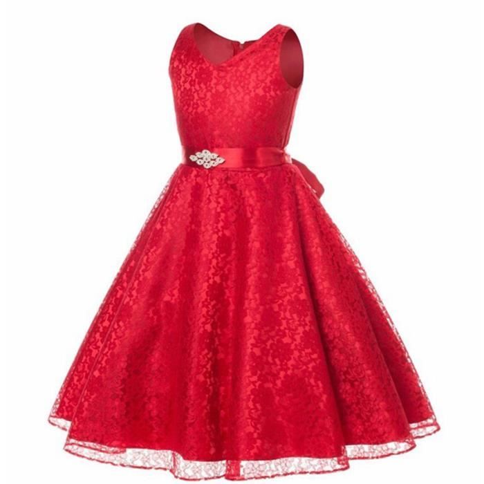 Robe rouge 10 ans clearance