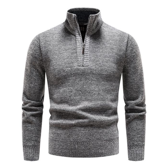 Sweat à Capuche Homme Buffalo David Bitton Noir Taille L - Fermeture éclair, Doublure Polaire
