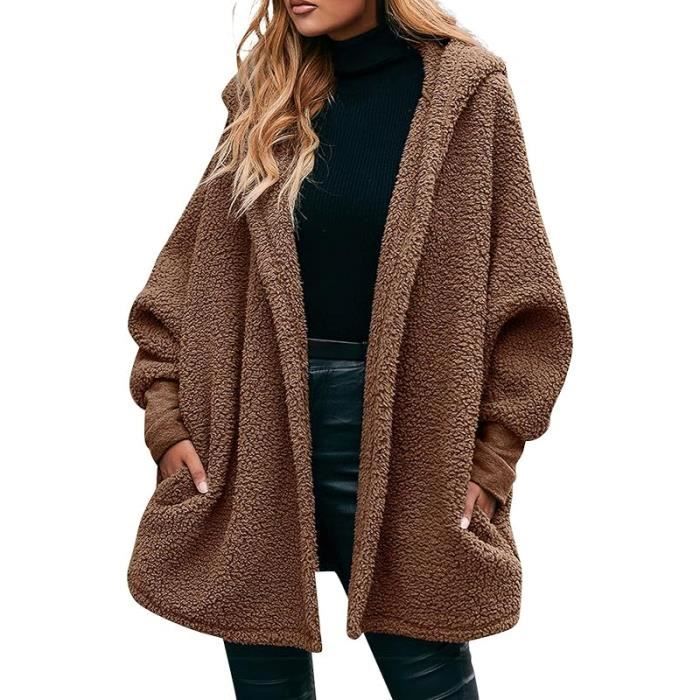 Veste discount longue oversize