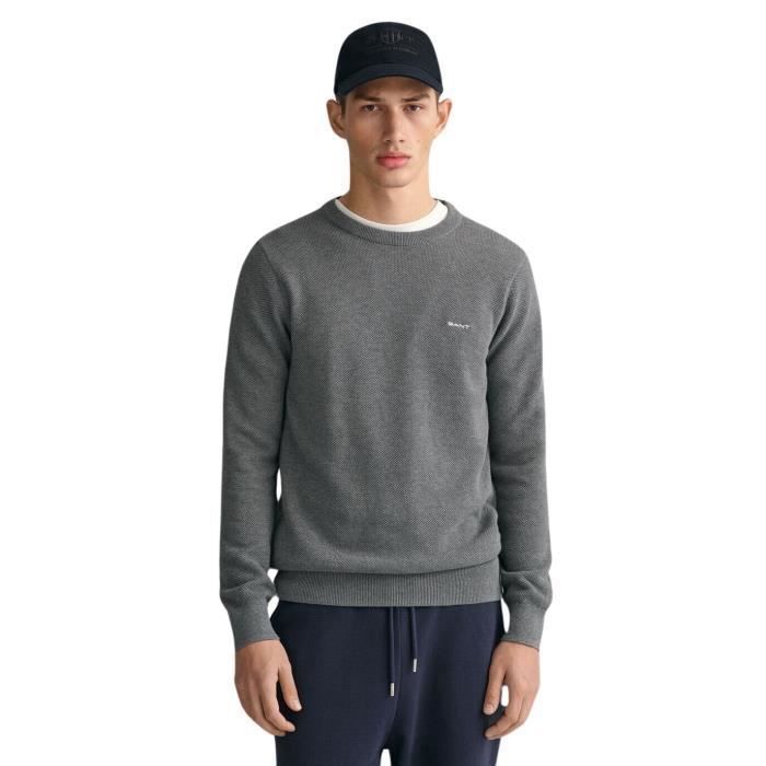Pull gant gris best sale