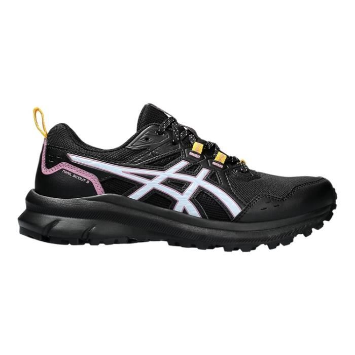 Asics Baskets de trail ASICS - TRAIL SCOUT 3 Noir - Talon plat - Lacets - Synthétique
