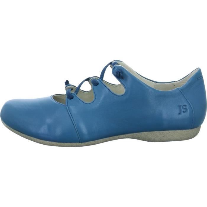 Josef Seibel Baskets Femme - Josef Seibel - Fiona 43 - Cuir Bleu - Confortables - Durables