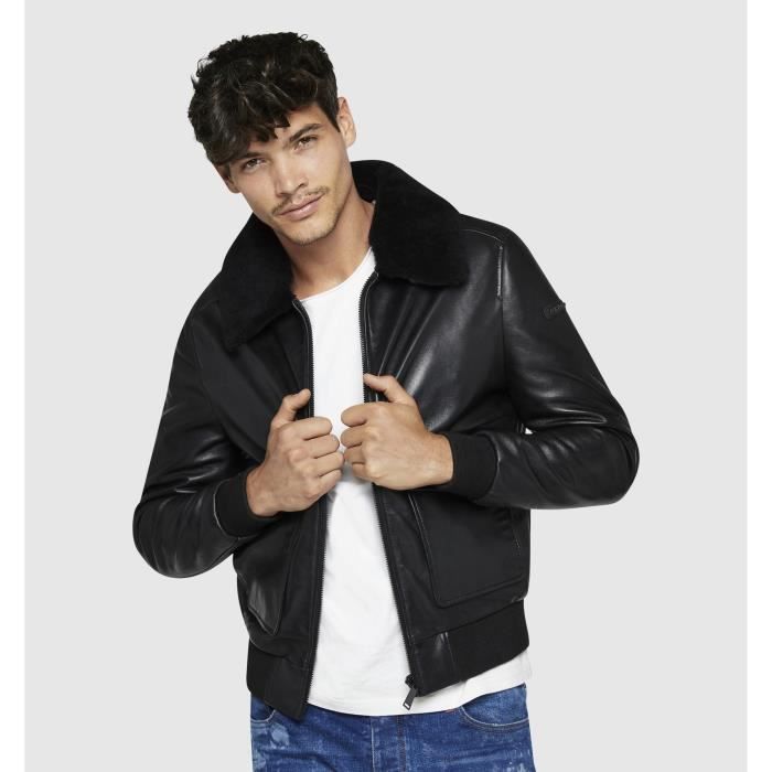 Blousons Outlet REDSKINS - Blouson cuir PILOT STAFFORD