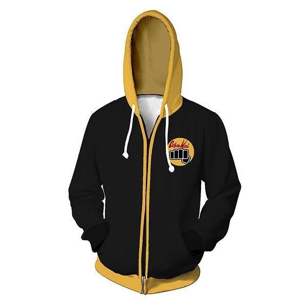 Pull Cobra Kai Enfant Sweat à Capuche Cobra Kai Homme Zip Poches