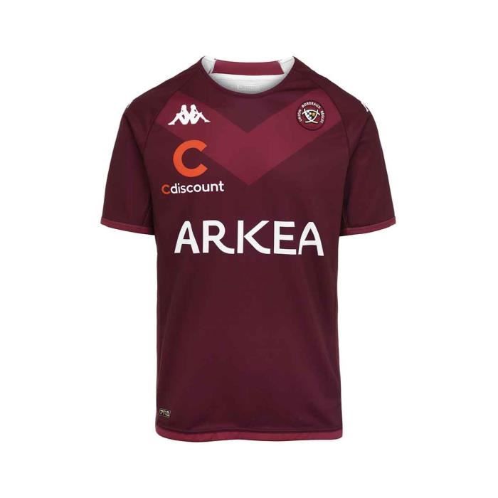Maillot Kombat Pro Home UBB Rugby 22 23 pour Homme Bordeaux fonce bordeaux Cdiscount Sport