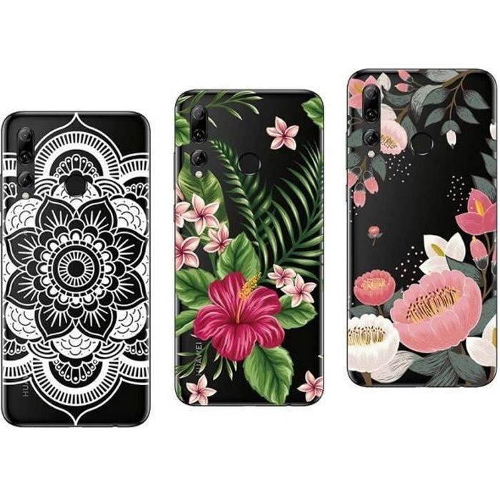 Coque Huawei P Smart ZHonor 9XHonor 9X Pro Souple Gel TPU Pack de 3