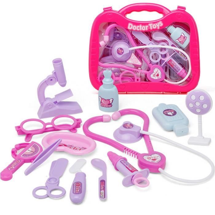 Olali Bebe Enfants Jouets Medecin Jouer Ensembles Boite De Medecine De Simulation Pretend Docteur Jouets Cadeaux Pour Enfants Cdiscount Jeux Jouets