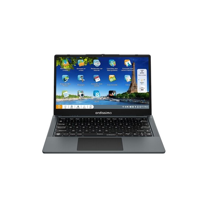 Ordissimo Portable Agathe 4 14 avec processeur Intel Pentium N5030 écran 141 4Go RAM et SSD 128Go.
