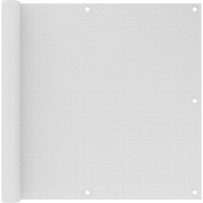 8612HotSALE® Écran de balconÉcran de confidentialité Anti- UV Pare Brise Vue Balcon Jardin Blanc 90x300 cm PEHD