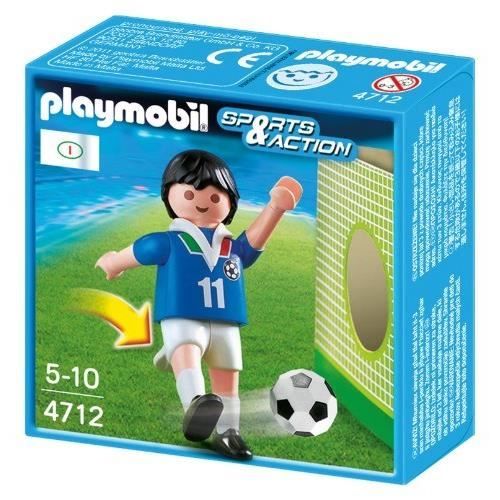 6 joueurs de foot Italie Playmobil Sports & Action - Cdiscount Sport