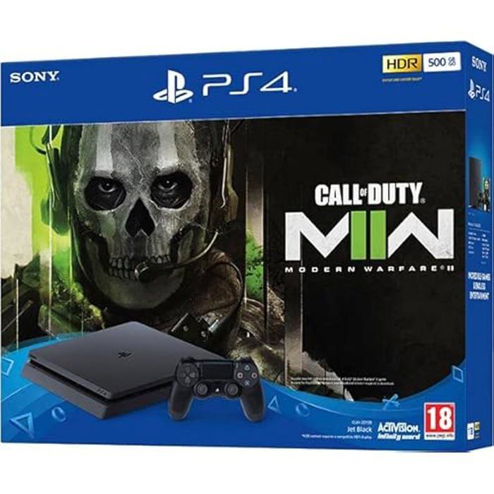 Sony PlayStation 4 500GB + CALL OF DUTY: Modern Warfare 2 500 Go Wifi Bon état - vue 2