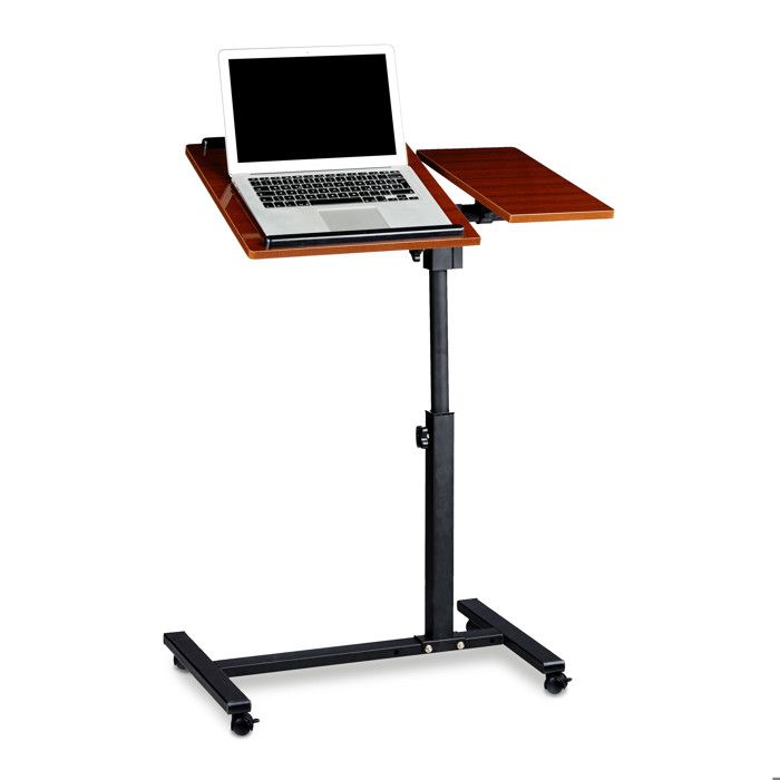 Relaxdays Table Ordinateur Portable Hauteur Reglable Xl Hxlxp 95