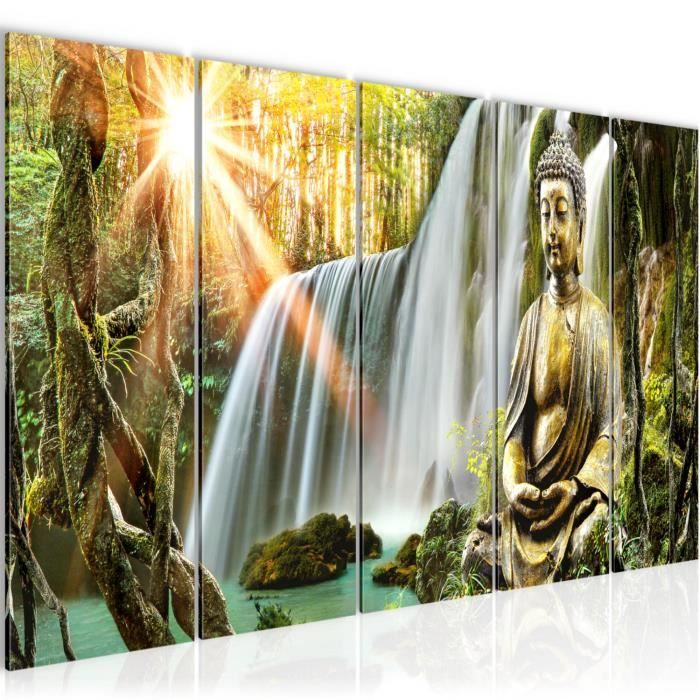 Images Sur Toile Sur Cadre 200 X 100 Cm Cascade Pret A Accrocher 6308