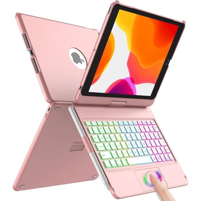 BQDIYOO Coque Pour IPad 9e/8e/7e Générations 10.2" (2021/2020/2019