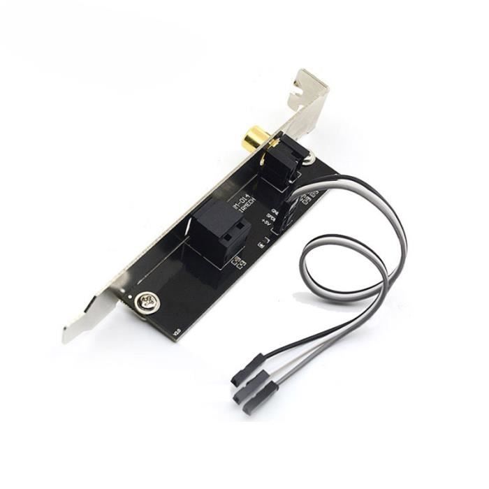 Support de Câble de Plaque de Sortie Optique et RCA SPDIF Sortie Audio  NuméRique pour Carte MèRe ASUS Gigabyte MSI - Prix pas cher - Cdiscount