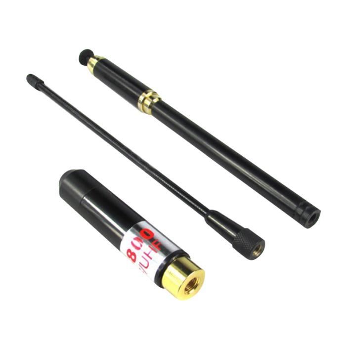 Al800 Vhf Uhf Antenne Telescopique Male A Double Bande Sma M Gain Eleve Pour Radio Bidirectionnelle Baofeng Uv 3r Achat Vente Antenne Auto Moto Al800 Vhf Uhf Antenne Cdiscount