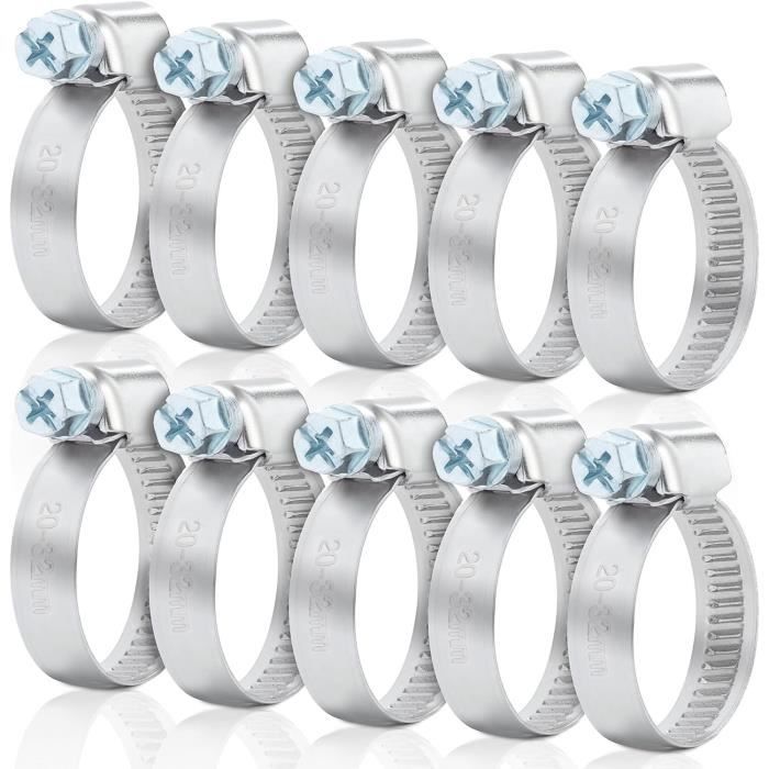 Lot De 10 Colliers De Serrage à Ressort (type « Collier Allemand ») Pour Durites De 10 Mm - Marque EPRACING