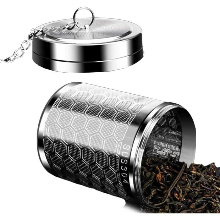 Infuseur de thé en acier inoxydable, thé en vrac à mailles fines