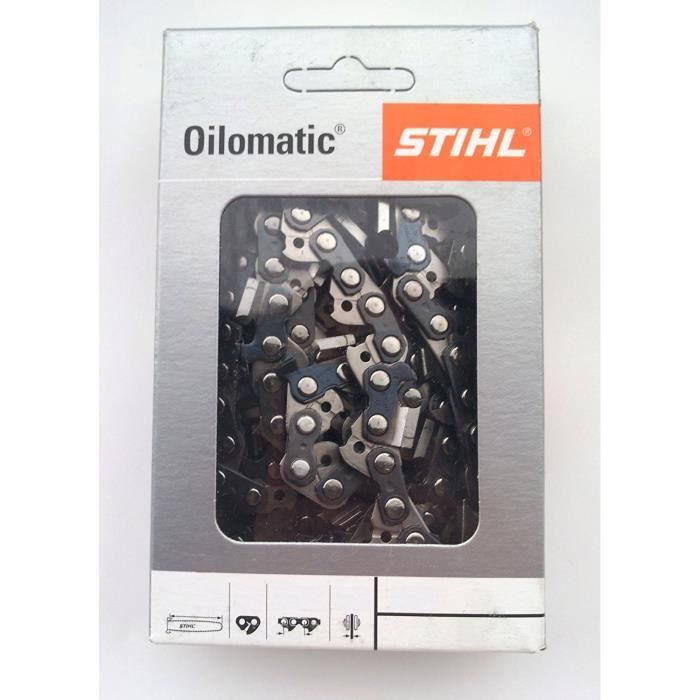 Stihl 3652 000 0072 RMC Chaîne de tronçonneuse 50 cm 72 maillons 1 6 mm 3 8 Gouge demi ronde: Bricolage