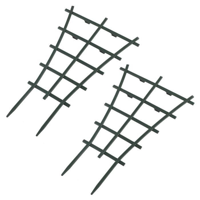 Kit De Support Pour Plantes Yicoovey - 4 Treillis Et 4 Supports Connectables Pour Plantes Grimpantes Intérieur/extérieur