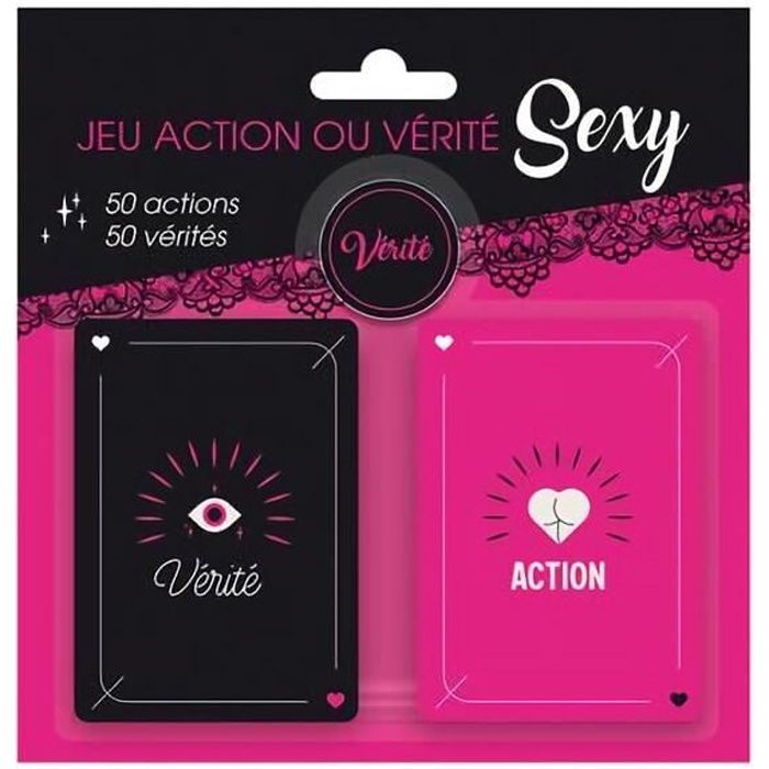 Cadeau de fête adulte avec cartes du jeu action ou vérité (x1) REF/SEXR017 Achat / Vente Cadeau de fête adulte avec cartes du jeu action ou vérité (x1) REF/SEXR017 Achat / Vente