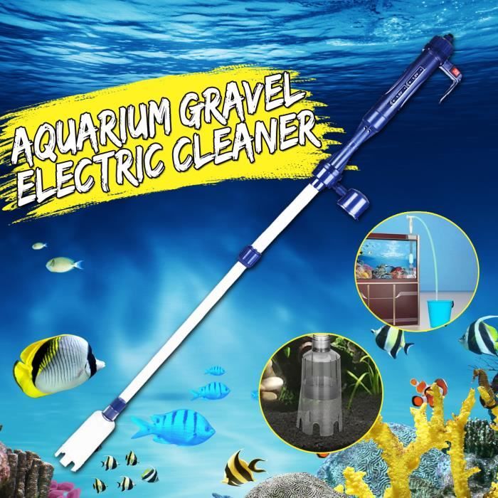 Meilleurs prix pour TEMPSA Pompe À Eau Filtre Aquarium Électrique Siphon Vide Automatique Gravier Nettoyage Télescopique PRISE EU 220V