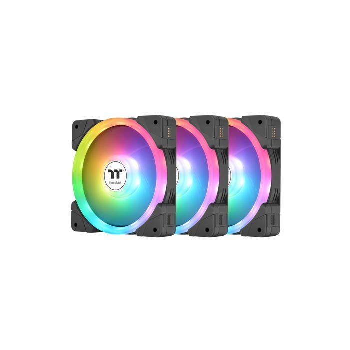 Ventilateur PC - Thermaltake - SWAFAN EX14 ARGB - 140 mm - Pales interchangeables - LED RGB