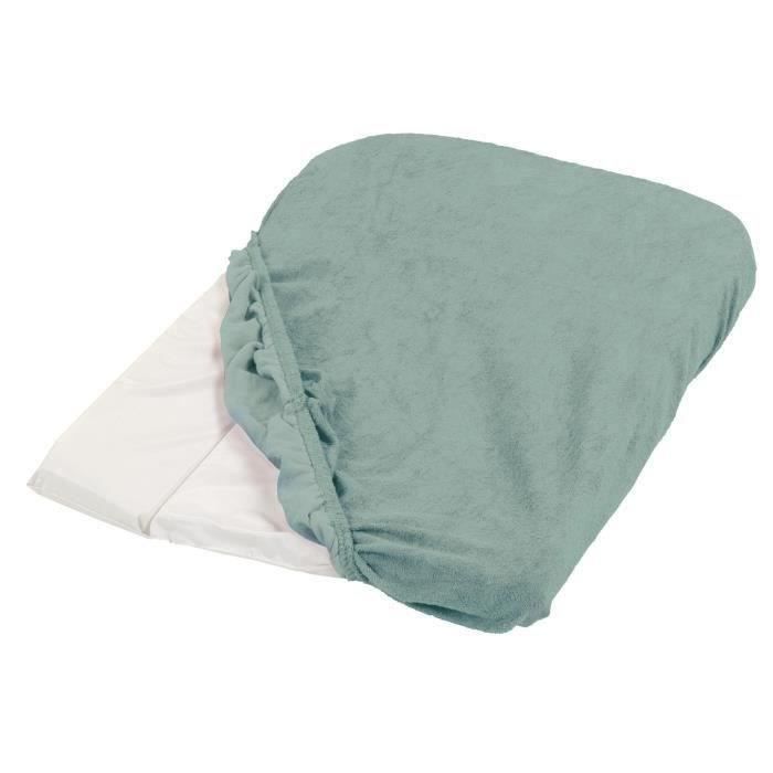 Tinéo Lot 2 Housses De Matelas A Langer - Noisette Marron pour garçon - vue 2