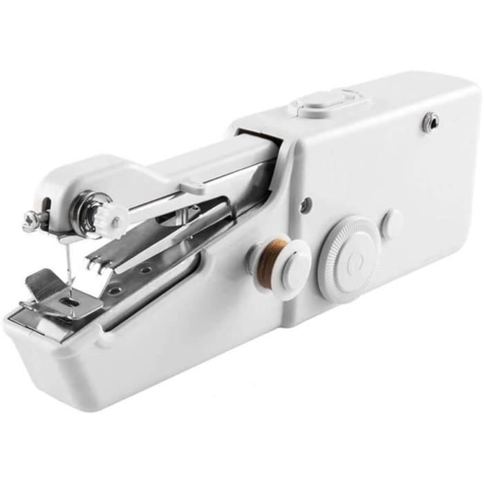 Mini Machine à Coudre Portable électrique - Pour Débutants, Réparations Rapides - Fonctionne Sur Piles Ou Secteur