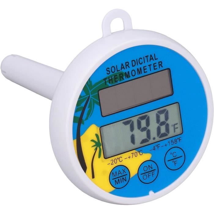 Thermomètre Flottant Pour Piscine Avec Capteur Extérieur - Suivi Température Et Humidité Via Appli HOMGAR