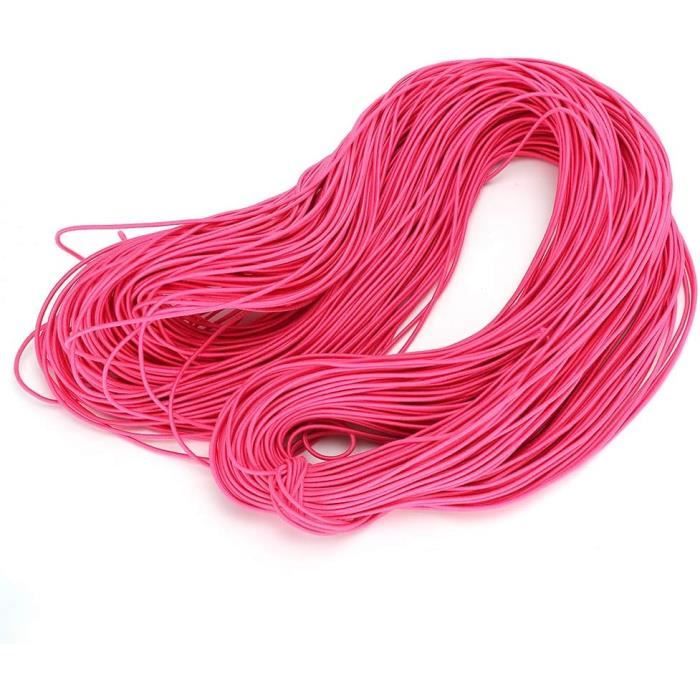 Corde élastique 100 Mètres X 8 Mm – Jaune – Résiste Aux UV, Extensible à 70%, Usage Intérieur/extérieur
