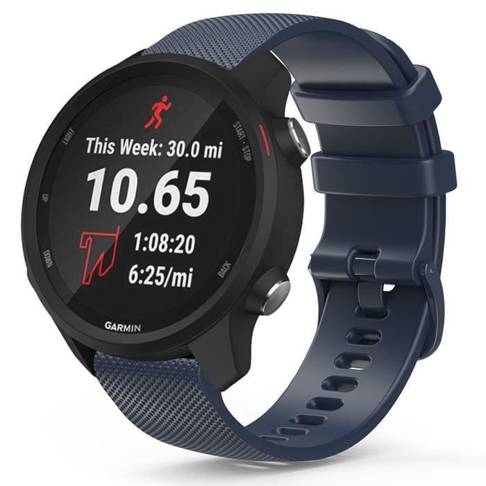 Bracelet De Remplacement En Silicone Pour Montres Garmin - Compatible Forerunner 245, Vivoactive 4, Etc. - Multicolore