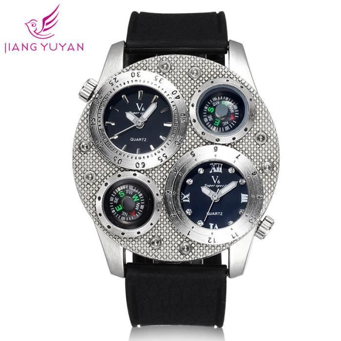 army watch with compass