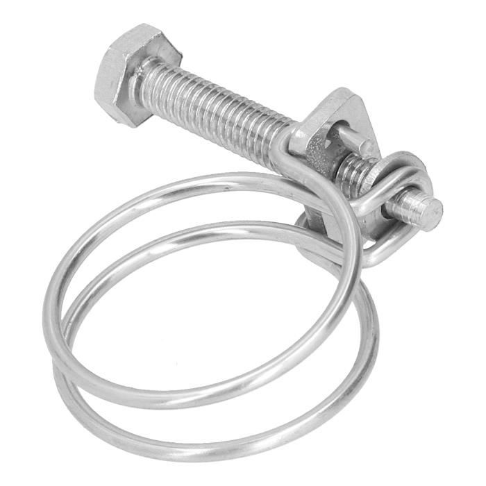 Collier Serrage Inox Colliers Serrage Acier Inox 304 - Lot De 4 - 100-105mm - Double Fil Colliers Acier Inoxydable 304