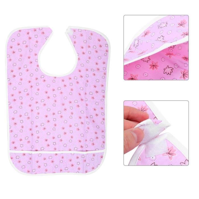 5 Bavoirs avec doublure imperméable- Rose main image 0