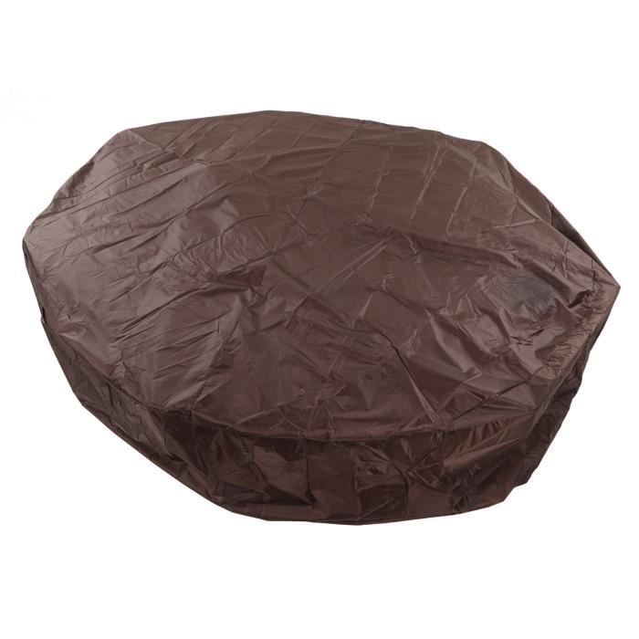 Couverture Thermique PVC Spa Housse Spa Ronde 145cm - Protection Thermique Gonflable - Pour Hôtels Et Maisons - Résistante Neige Isolation Thermique Pvc