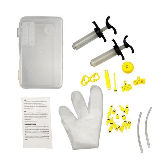 Kit De Purge Universel Pour Freins à Disque Hydrauliques Vélo (VTT/Route) - Nécessaire De Saignée