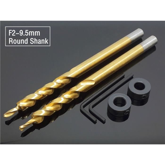 Foret Hélicoïdal 8,1 Mm M42 Revêtement Titane - Acier Cobalt 8% Pour Inox Et Métaux Durs