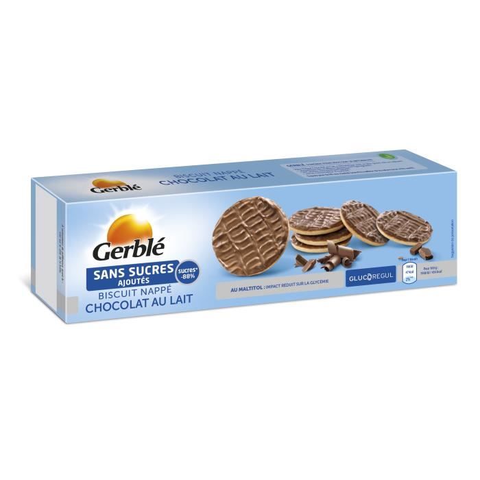 Gerble Biscuits Nappes De Chocolat Au Lait 125 G Cdiscount Au Quotidien