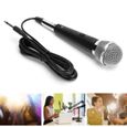 Cikonielf Microphone filaire Microphone dynamique filaire Micro professionnel Hifi Sound pour KTV Vocal Music Performance Meeting-1