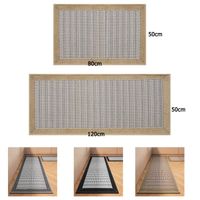 Lot De 2 Tapis Cuisine Antifatigue Devant Évier – Antidérapant, Lavable, Absorbant, 44x75 + 44x120 Cm, Marron Élégant