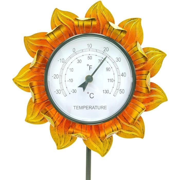Thermomètre De Jardin Decoratif Vintage Thermomètre Extérieur Metal — free download