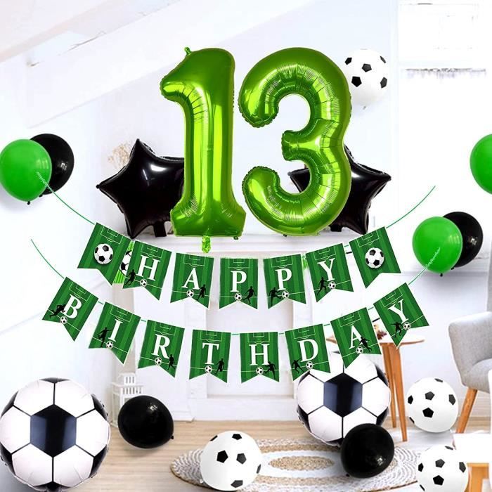 Ballon 13e Anniversaire Argent – Chiffre 13 Géant XXL 81 Cm – Hélium Ou Air – Ruban Inclus