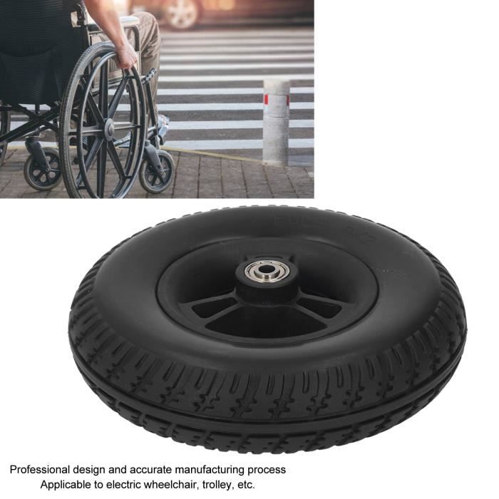 Roues De Scooter Polyuréthane+PP Avec Roulements 608 – Silencieuses, Essieu 8 Mm